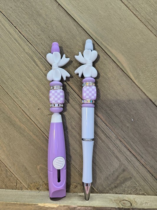 Purple bow